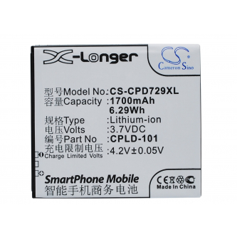 Coolpad 7290 / CPLD-101 1700 mAh Li-Ion 3,7 V (Cameron Sino)