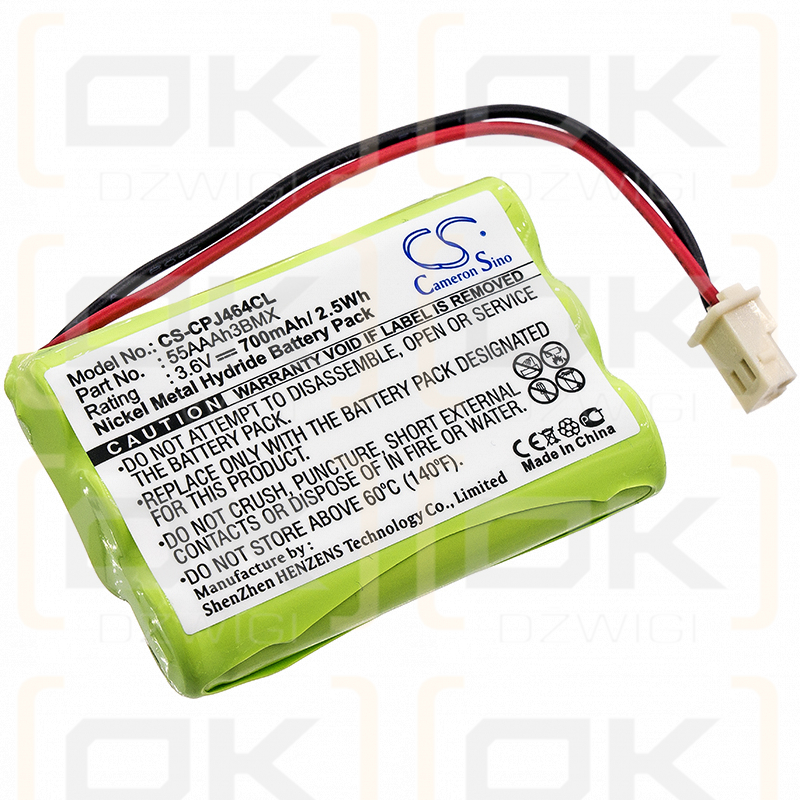 GP / 60AAAH3BMXZ 700mAh Ni-MH 3.6V (Cameron Sino)