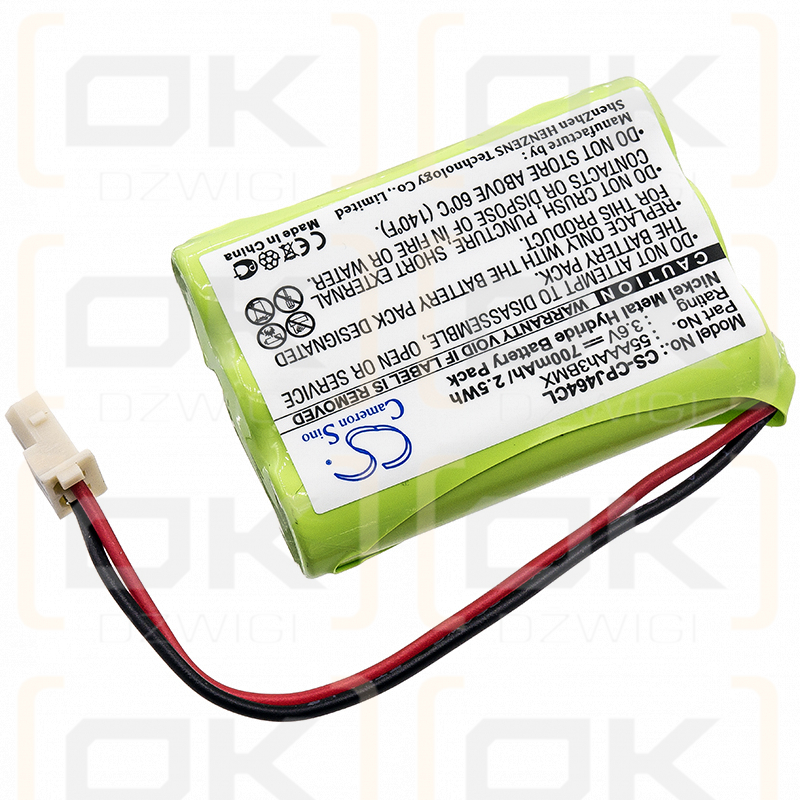 GP / 60AAAH3BMXZ 700mAh Ni-MH 3.6V (Cameron Sino)