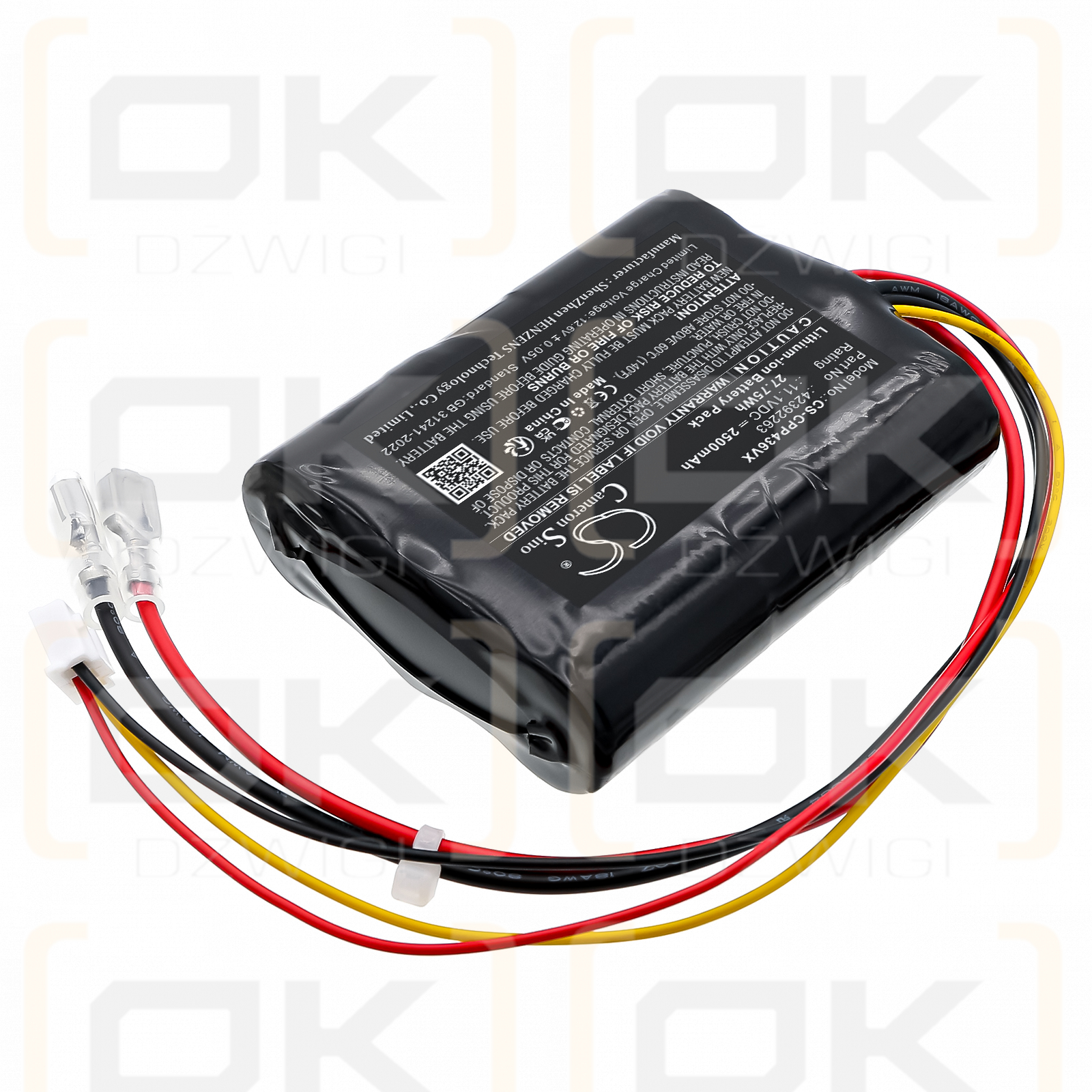 Concept VP4360 / 42392263 2500mAh Li-ion 11.1V (Cameron Sino)