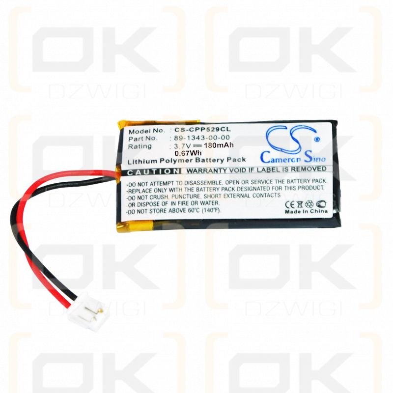 Vxi BlueParrot B250-XT / 89-1343-00-00 180mAh Li-Polímero 3.7V (Cameron Sino)