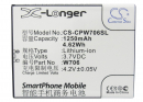 Сменный литий-ионный аккумулятор Coolpad 8106 / W706 1250 мАч 3,7 В (Cameron Sino)