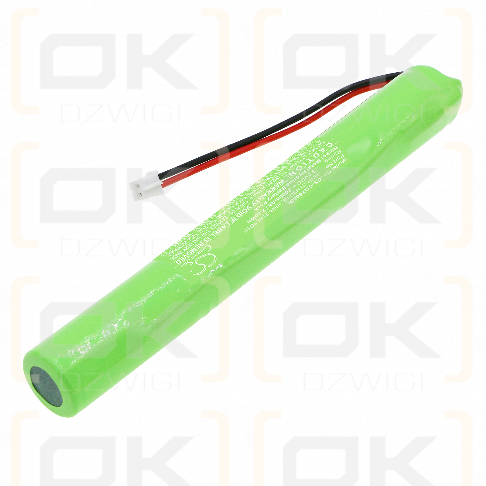 Casio QT-660 / HHR-21H3G1B 2000 mAh Ni-MH 3,6 V (Cameron Sino)