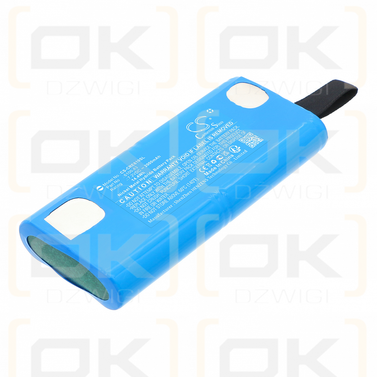 Carlson Explorer / 6100.43 2000 mAh Ni-MH 7,2 V (Cameron Sino)