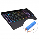 Kabellose Corsair K57 RGB-Gaming-Tastatur / ICR18650 2600 mAh Li-Ionen 3,7 V (Cameron Sino)