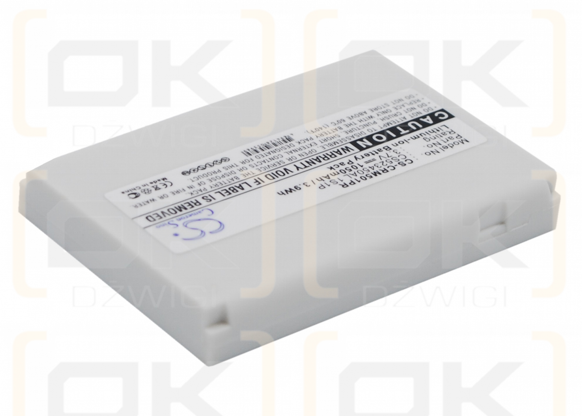 CriticalResponse REH-1501 / CS523450AL 1S1P 1050 mAh Li-Ion 3,7 V (Cameron Sino)