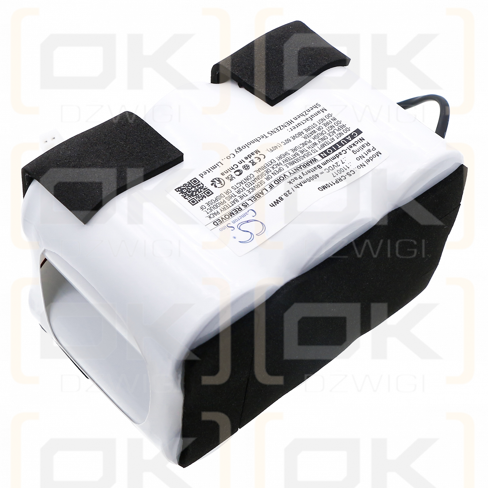 Criticon Oxyshuttle II+ / 110017 4000mAh Ni-CD 7.2V (Cameron Sino)
