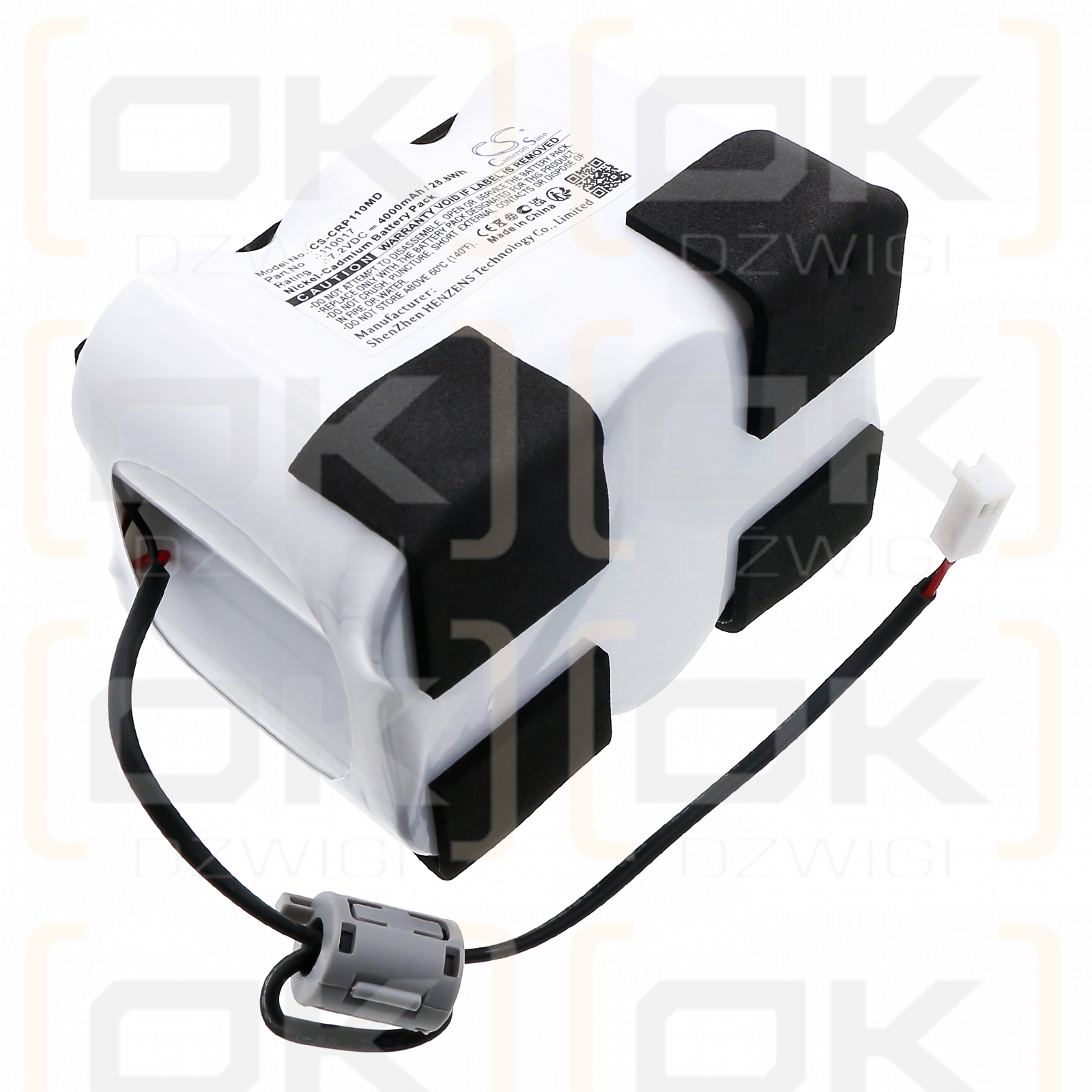 Criticon Oxyshuttle II+ / 110017 4000mAh Ni-CD 7.2V (Cameron Sino)