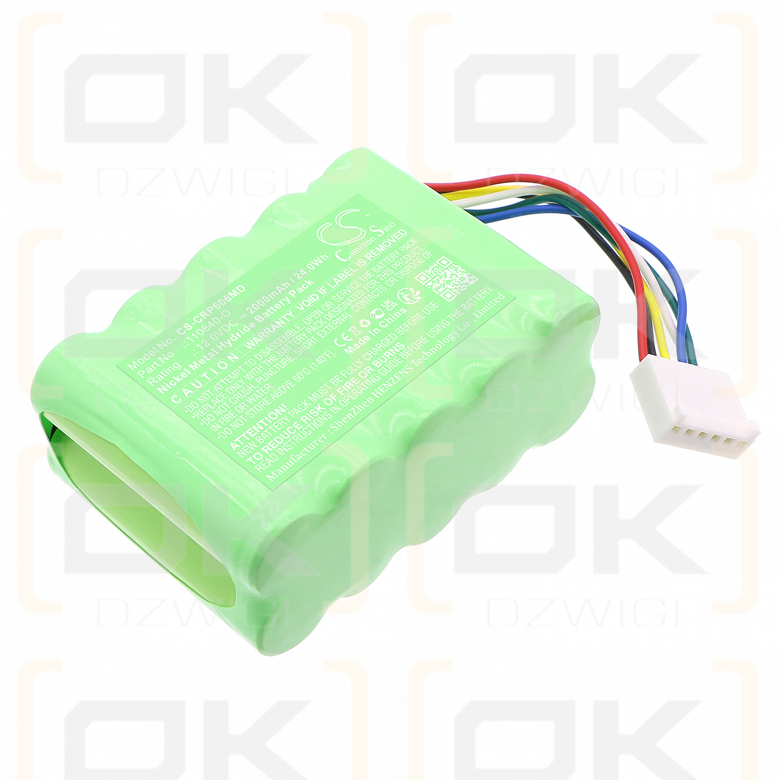 Codan Argus Infusionspumpe 606/110840-O 2000 mAh Ni-MH 12,0 V (Cameron Sino)