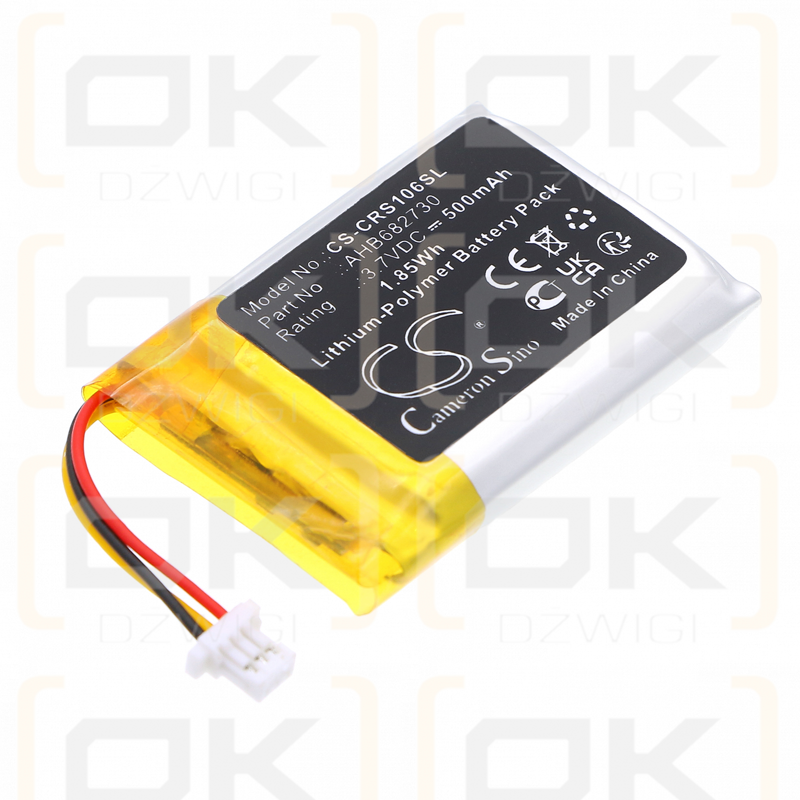 Corsair Sabre Wireless Gaming Mouse / AHB682730 500mAh Li-Polymer 3.7V (Cameron Sino)