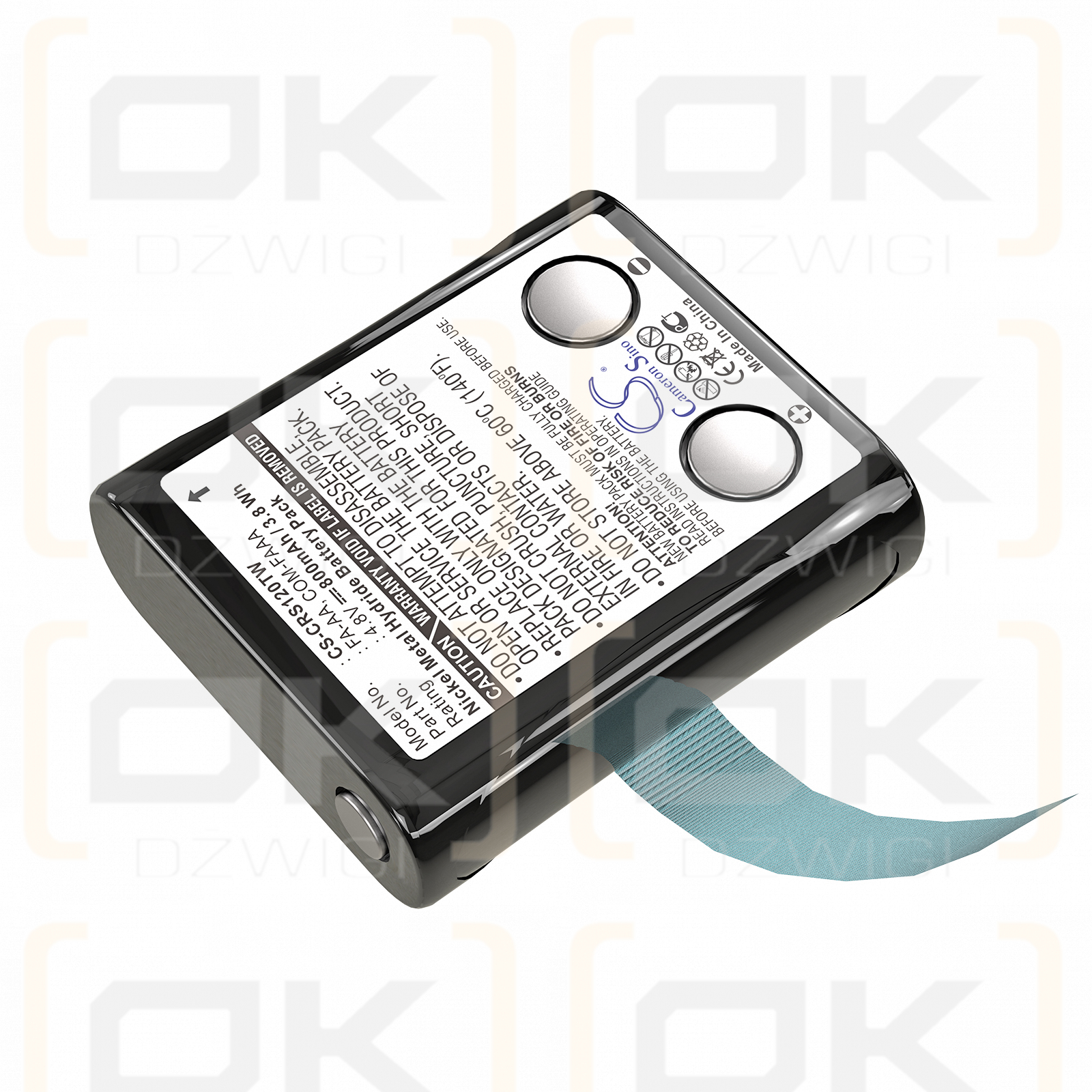 Cobra FRS225 / FA-AA 800mAh Ni-MH 4.8V (Cameron Sino)