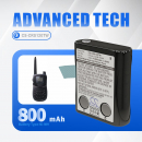 Cobra FRS225 / FA-AA 800mAh Ni-MH 4.8V (Cameron Sino)