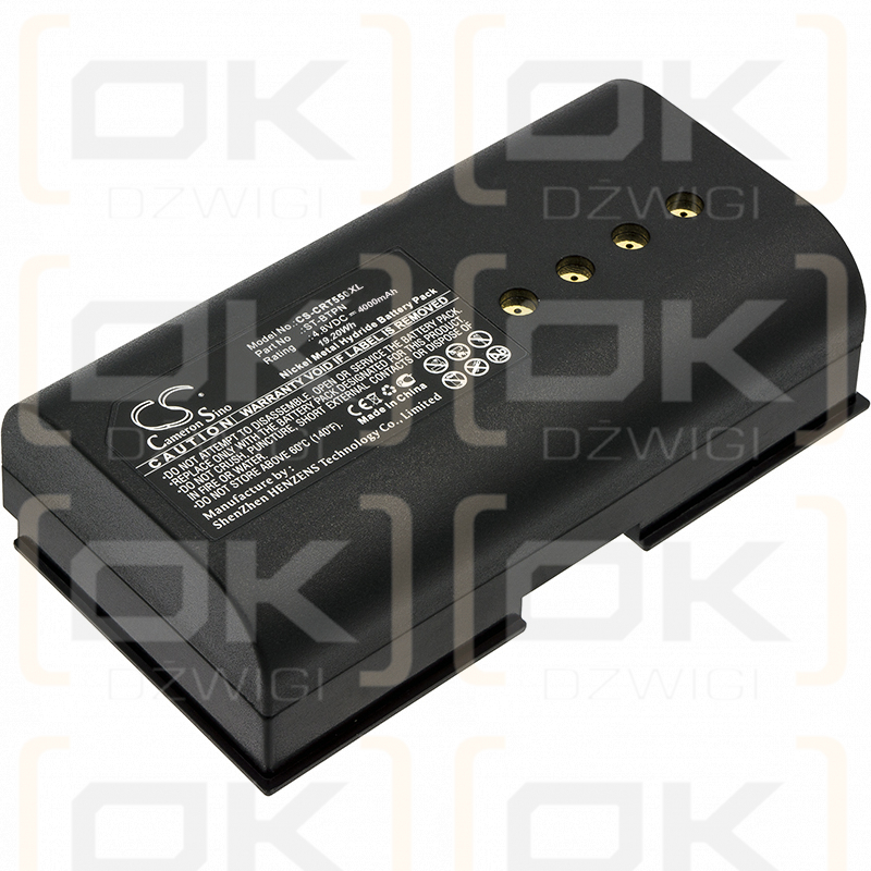 Crestron STX-1700CW / ST-BTPN 4000mAh Ni-MH 4.8V (Cameron Sino)