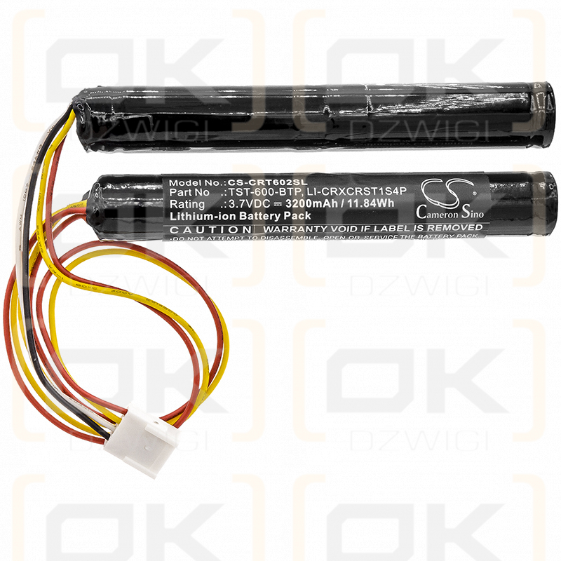 Paneles táctiles Crestron TST-602 / TST-600-BTP 3200mAh Li-ion 3.7V (Cameron Sino)