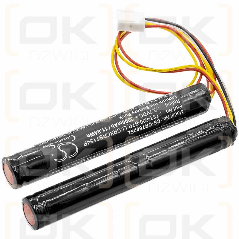 Paneles táctiles Crestron TST-602 / TST-600-BTP 3200mAh Li-ion 3.7V (Cameron Sino)