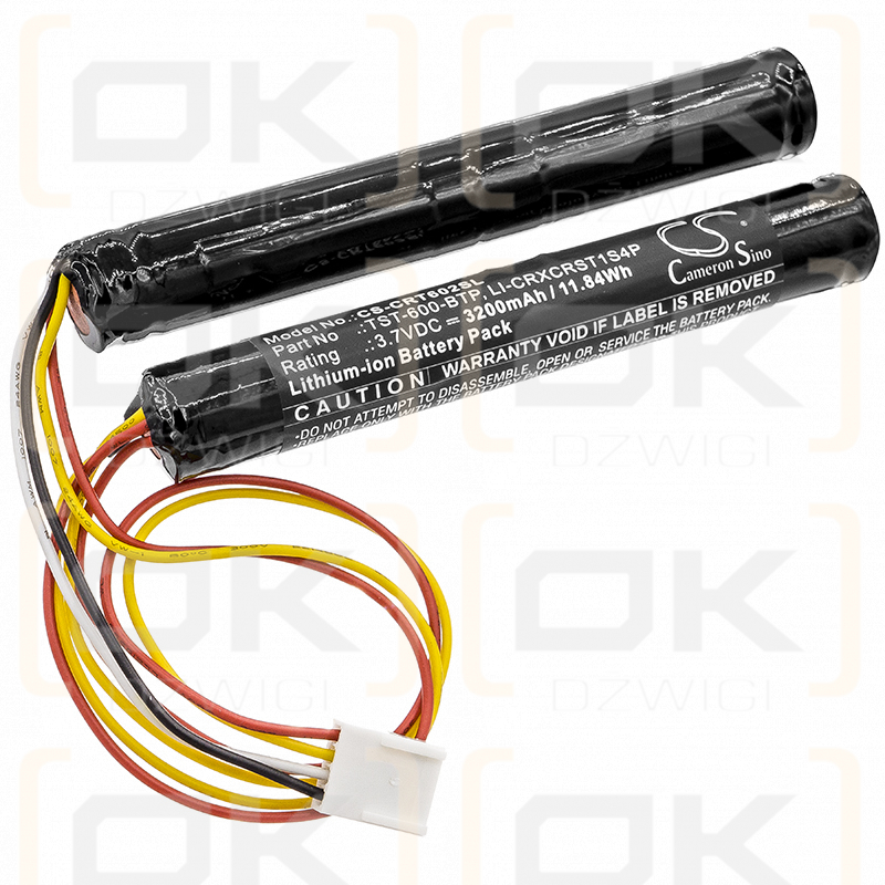 Paneles táctiles Crestron TST-602 / TST-600-BTP 3200mAh Li-ion 3.7V (Cameron Sino)