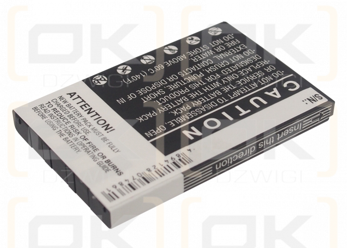 Casio C781 / BTR781B 1250mAh Li-ion 3.7V (Cameron Sino)