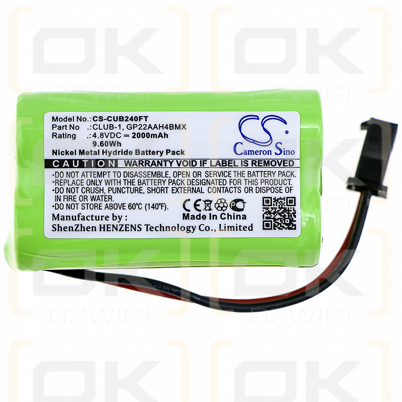 Antorcha Clulite / CLUB-1 2000mAh Ni-MH 4.8V (Cameron Sino)