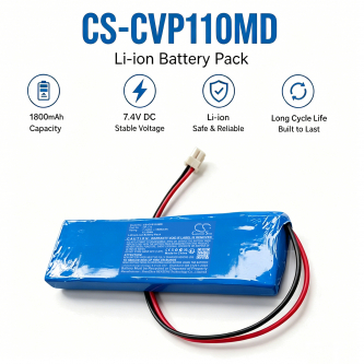 Ersatzakku für Care Vision HP-110 Handpulsoximeter 1800 mAh Li-Ion 7,4 V (Cameron Sino)