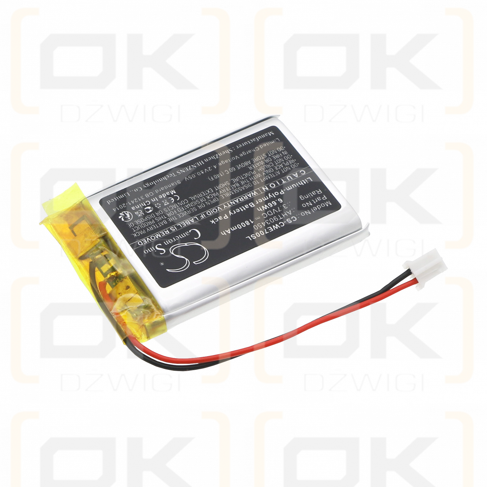 COWIN E7 / AHT903450 1800 mAh Li-Polymer 3,7 V (Cameron Sino)