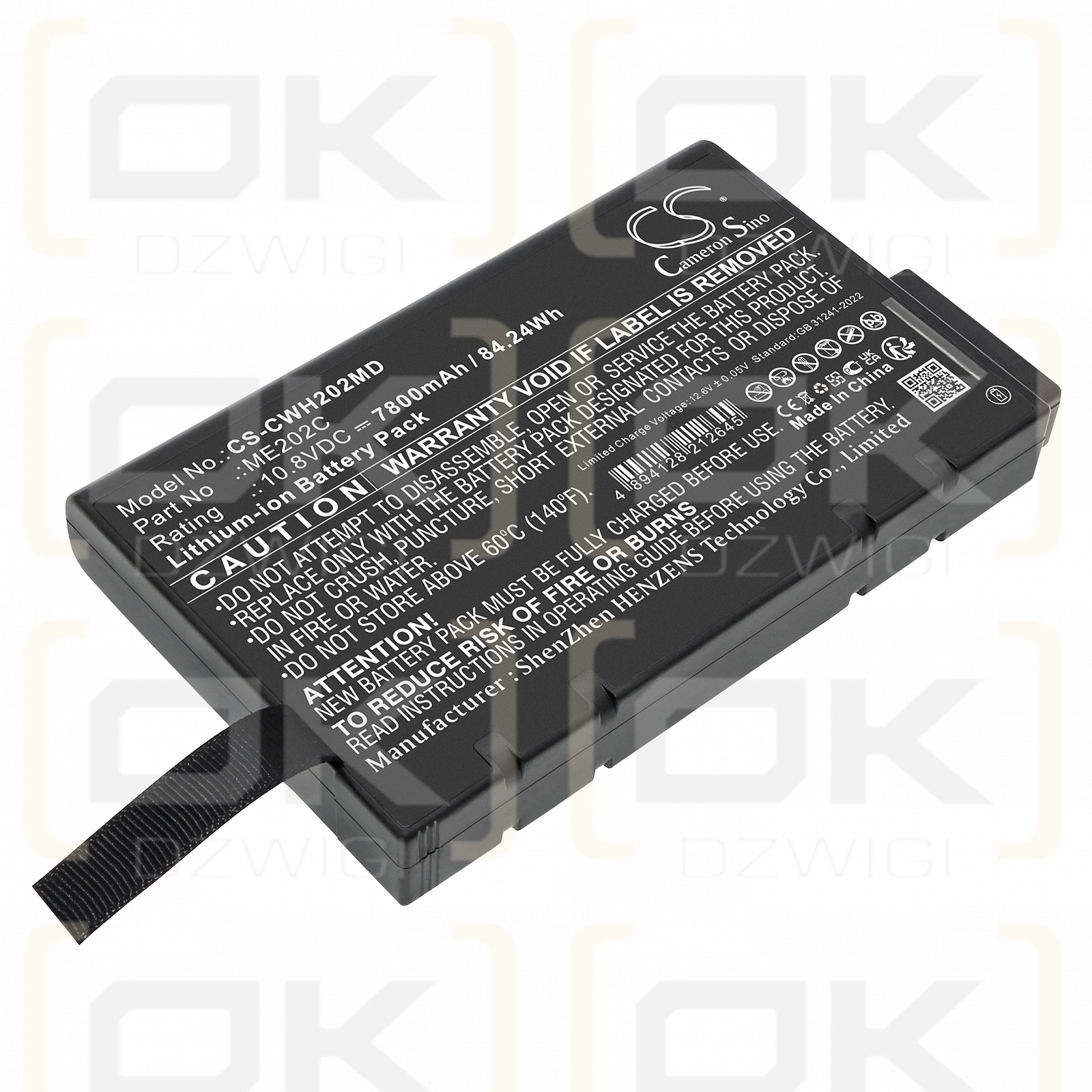 ChenWei CWH-2020 / ME202C 7800mAh Li-ion 10.8V (Cameron Sino)