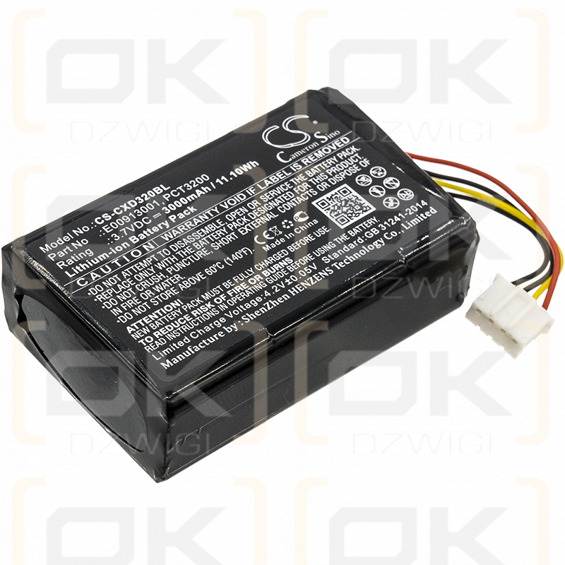 C-One XGK-C-ONE-E-ID / E00913001 3000mAh Li-ion 3.7V (Cameron Sino)