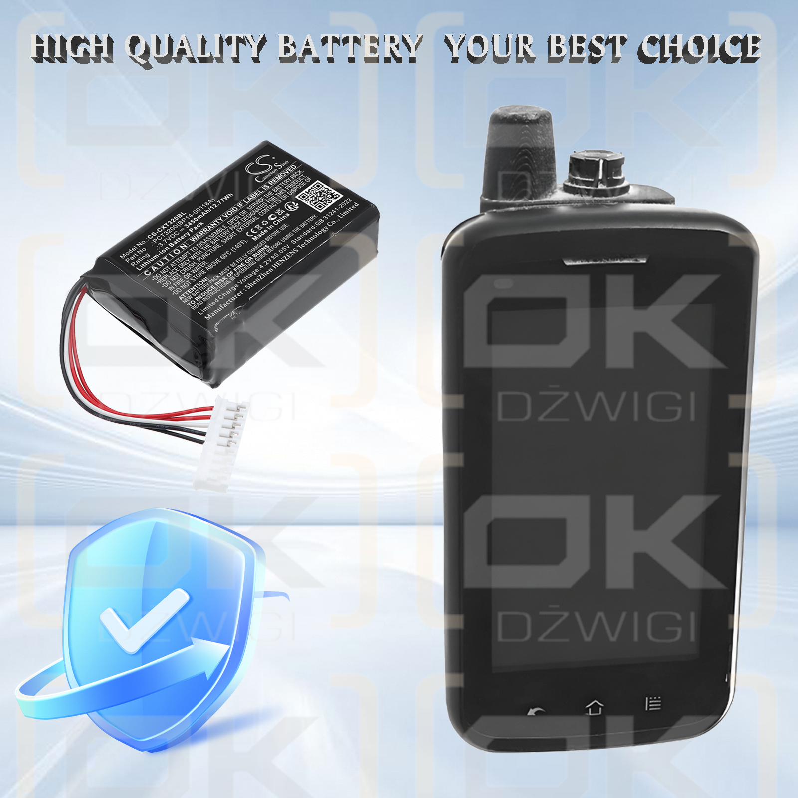 C-One PCT3200 Rugged / PCT3200(BP14-00116A) 3450 mAh Li-Ion 3,7 V (Cameron Sino)