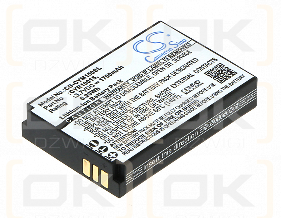 Cyrus CM15 / CYR10015 1700 mAh Li-Ion 3,7 V (Cameron Sino)