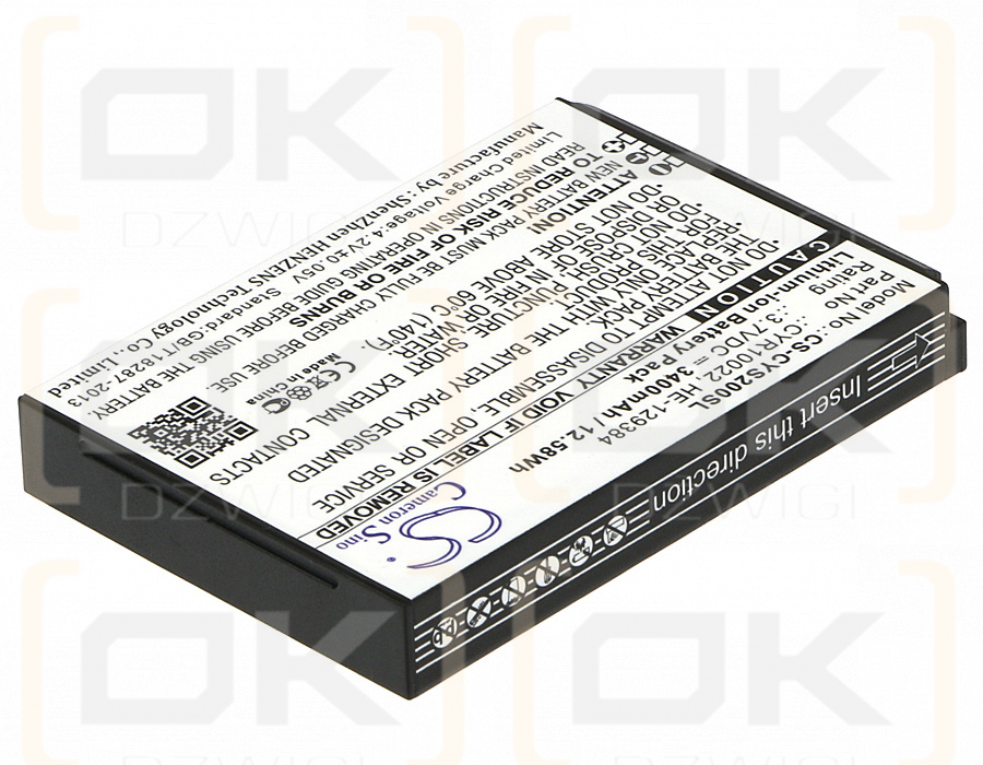 Cyrus CS20 / CYR10022 3400 mAh Li-Ion 3,7 V (Cameron Sino)