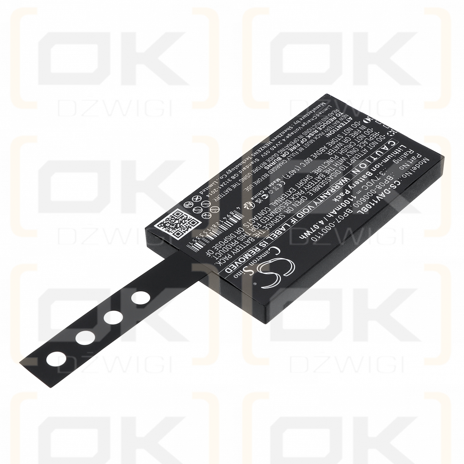 Datalogic Memor X3 / BP08-00011A 1100 mAh Li-ion 3,7 V (Cameron Sino)