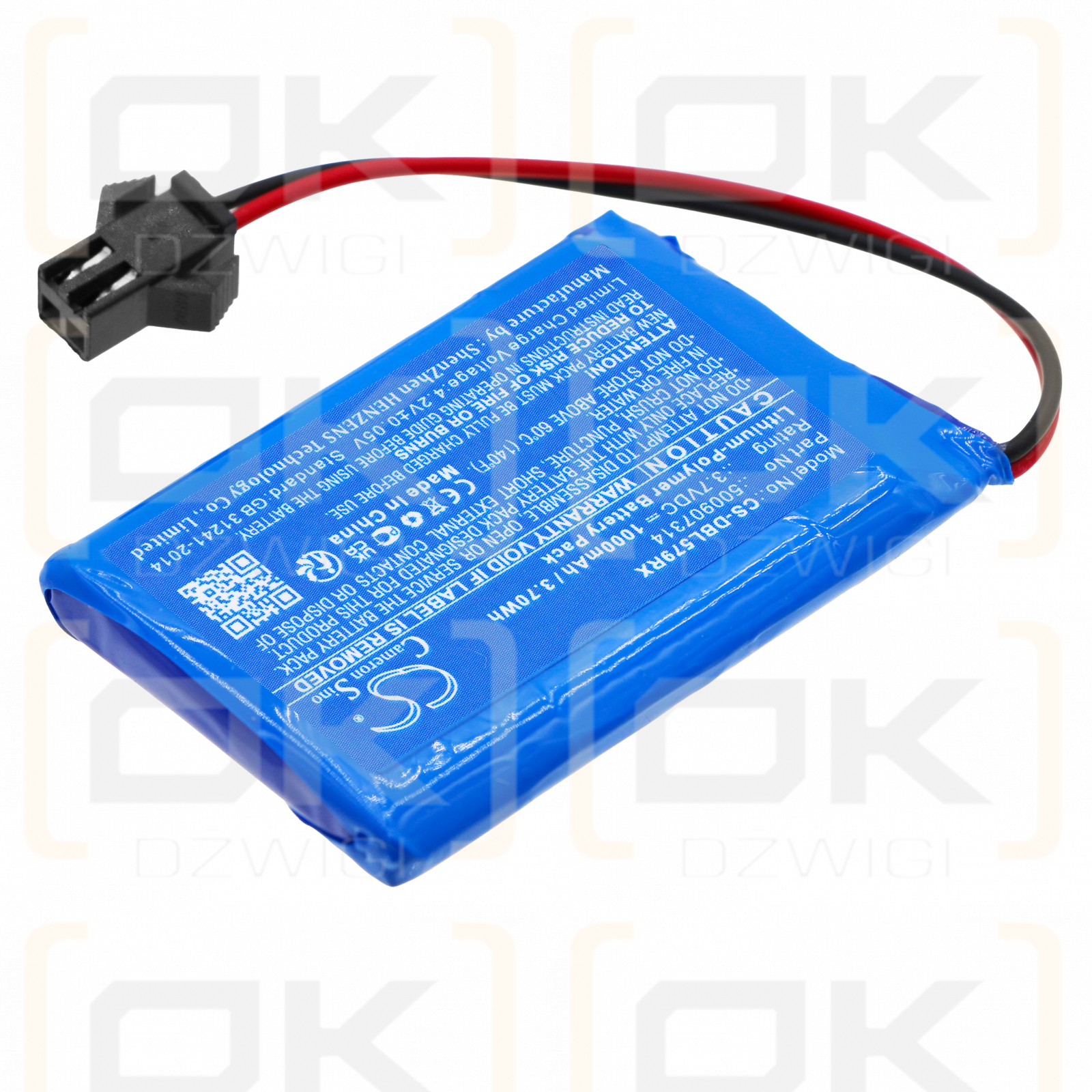 Double Eagle E351-003 / 500907314 1000mAh Li-Polímero 3.7V (Cameron Sino)