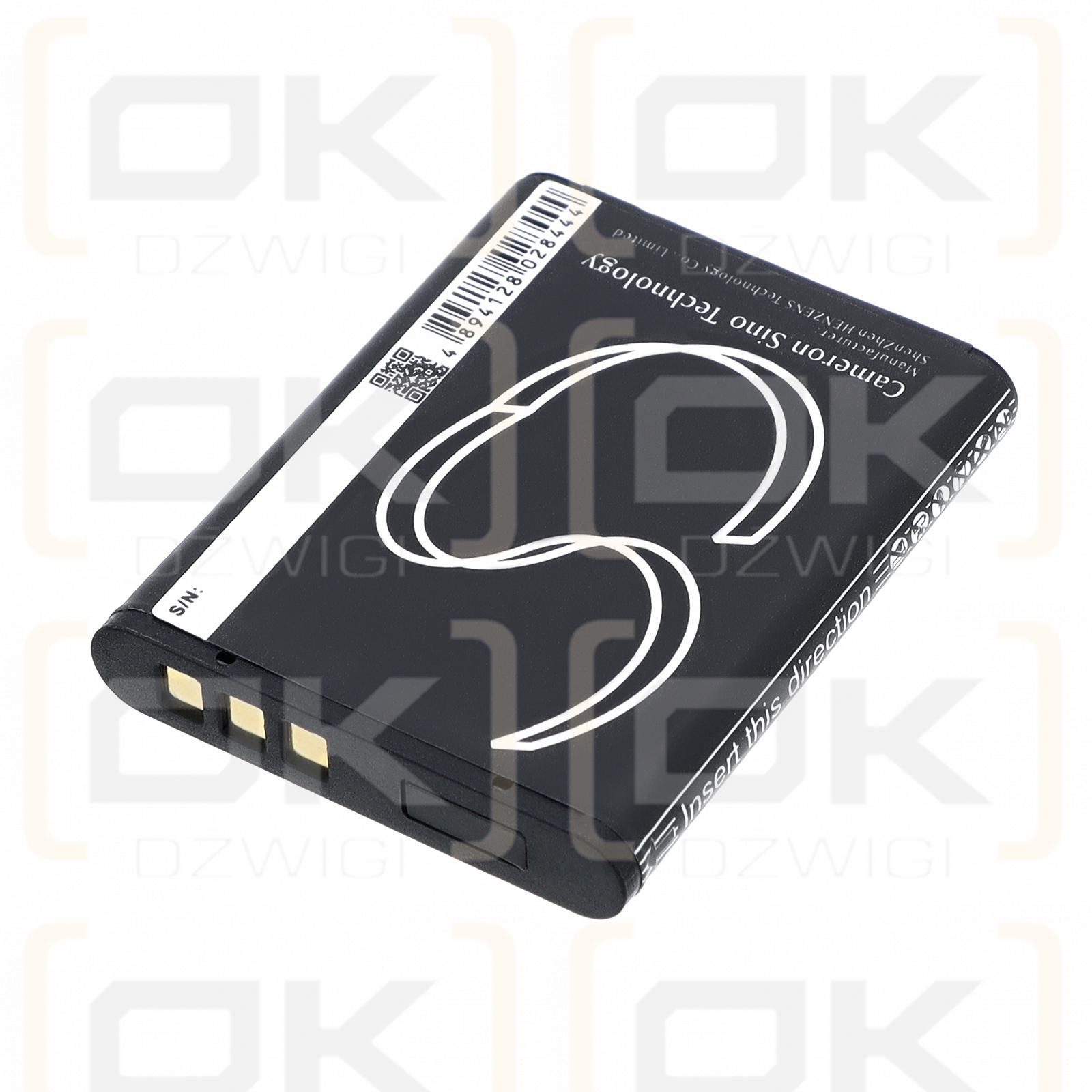 Batería de repuesto para Toshiba Camileo SX500 / PX1686U, 740 mAh, iones de litio, 3,7 V (Cameron Sino)