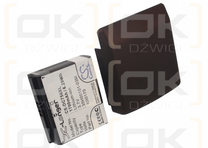 Batería de repuesto para T-Mobile Shadow / 35H00102-00M 1700 mAh Li-ion 3.7 V (Cameron Sino)