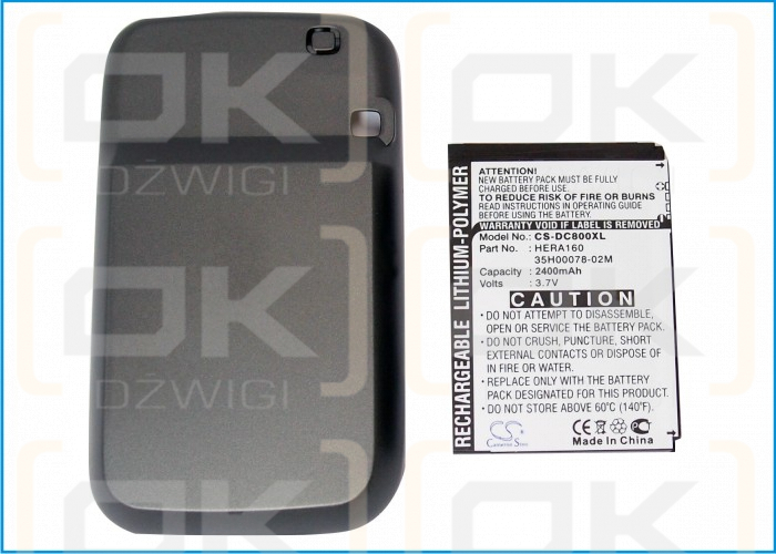 Vodafone VPA Compact IV / 35H00078-02M 2400 mAh Li-Polymer 3,7 V (Cameron Sino)