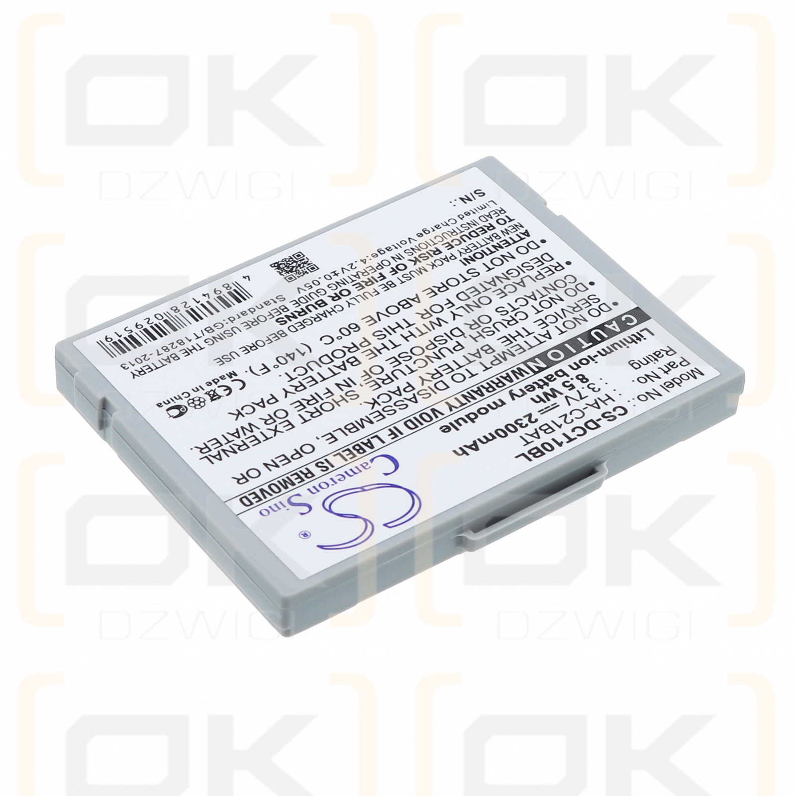 Casio IT10 / HA-C21BAT 2300 mAh Li-ion 3,7 V (Cameron Sino)