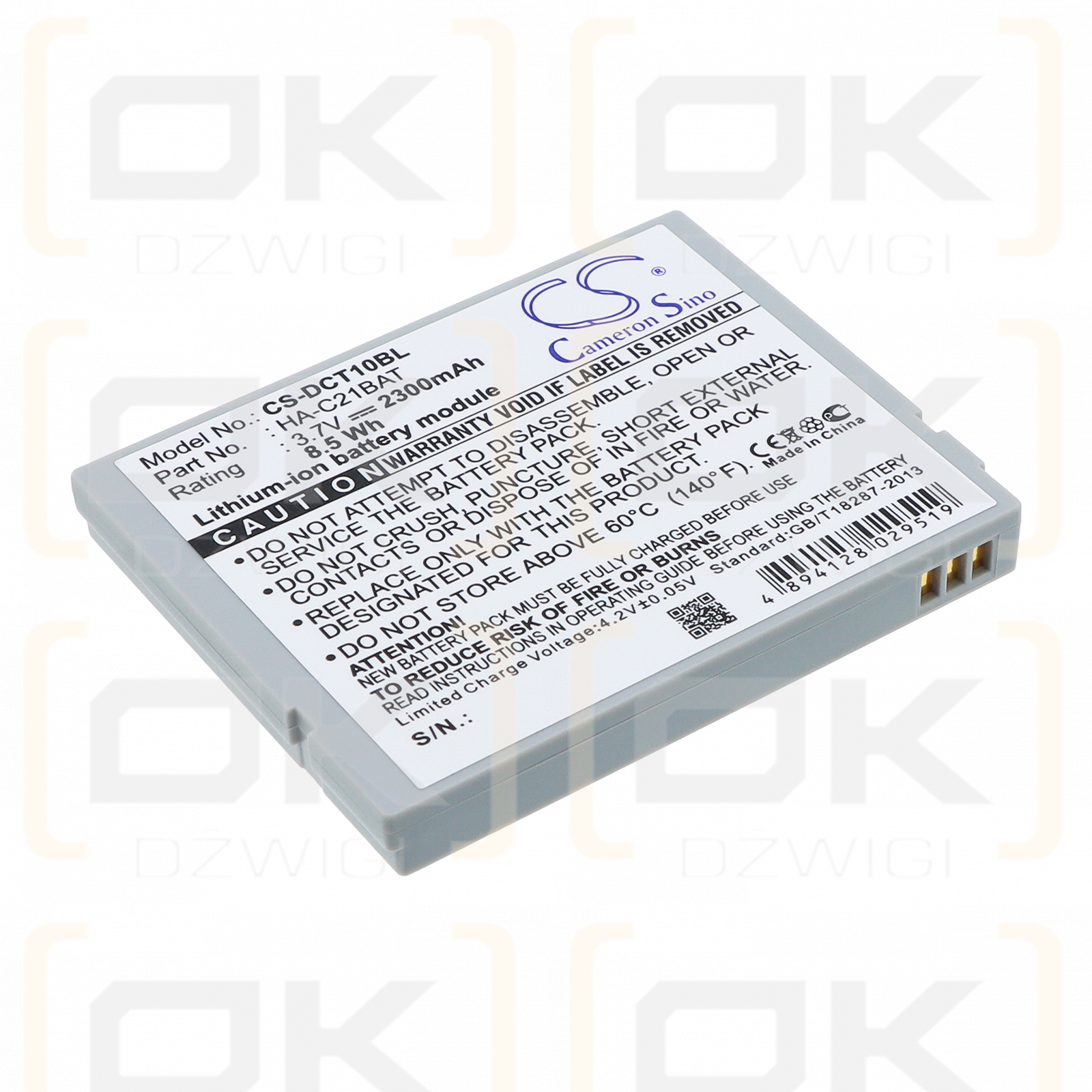 Casio IT10 / HA-C21BAT 2300 mAh Li-ion 3,7 V (Cameron Sino)