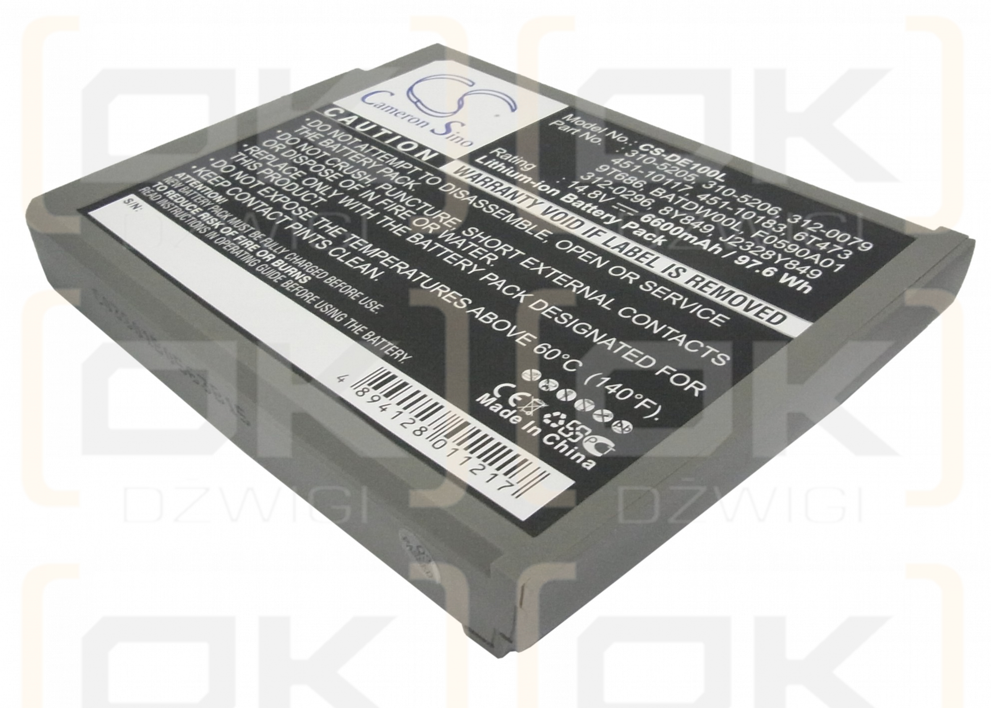 Dell Latitude 5160 / 310-5205 6600 mAh Li-Ion 14,8 V (Cameron Sino)