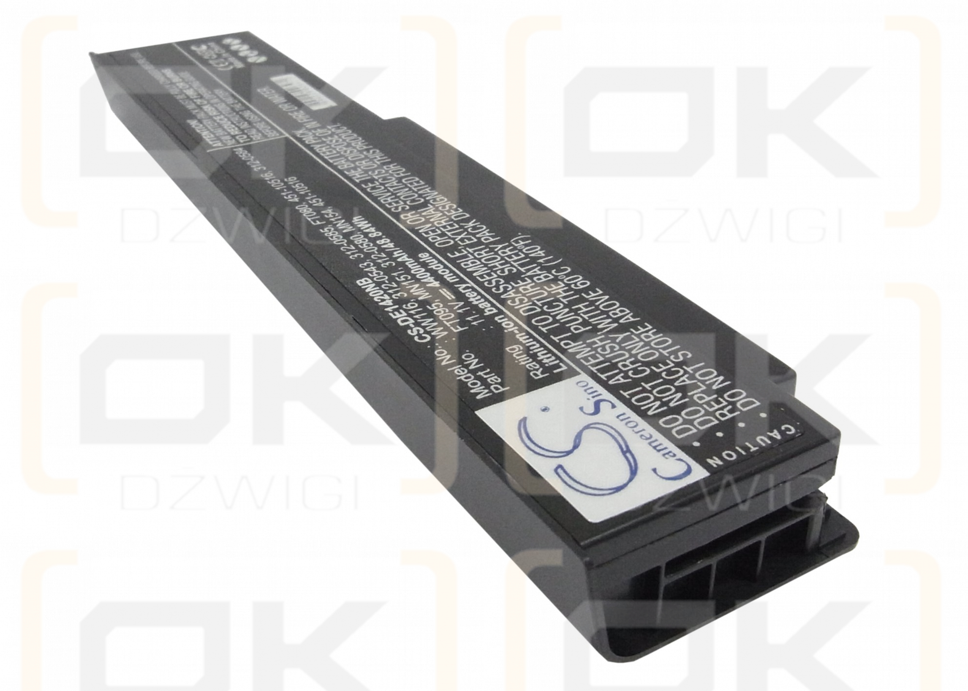 Dell Inspiron 1420 / WW116 4400 mAh Li-ion 11.1 V (Cameron Sino)
