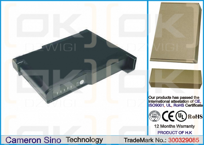 Ersatzakku für Dell Inspiron 5000e / 083KV 6600 mAh Li-Ion 11,1 V (Cameron Sino)