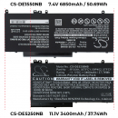 DELL Latitude E5470 / RYXXH 3400mAh Li-polímero 11.1V (Cameron Sino)