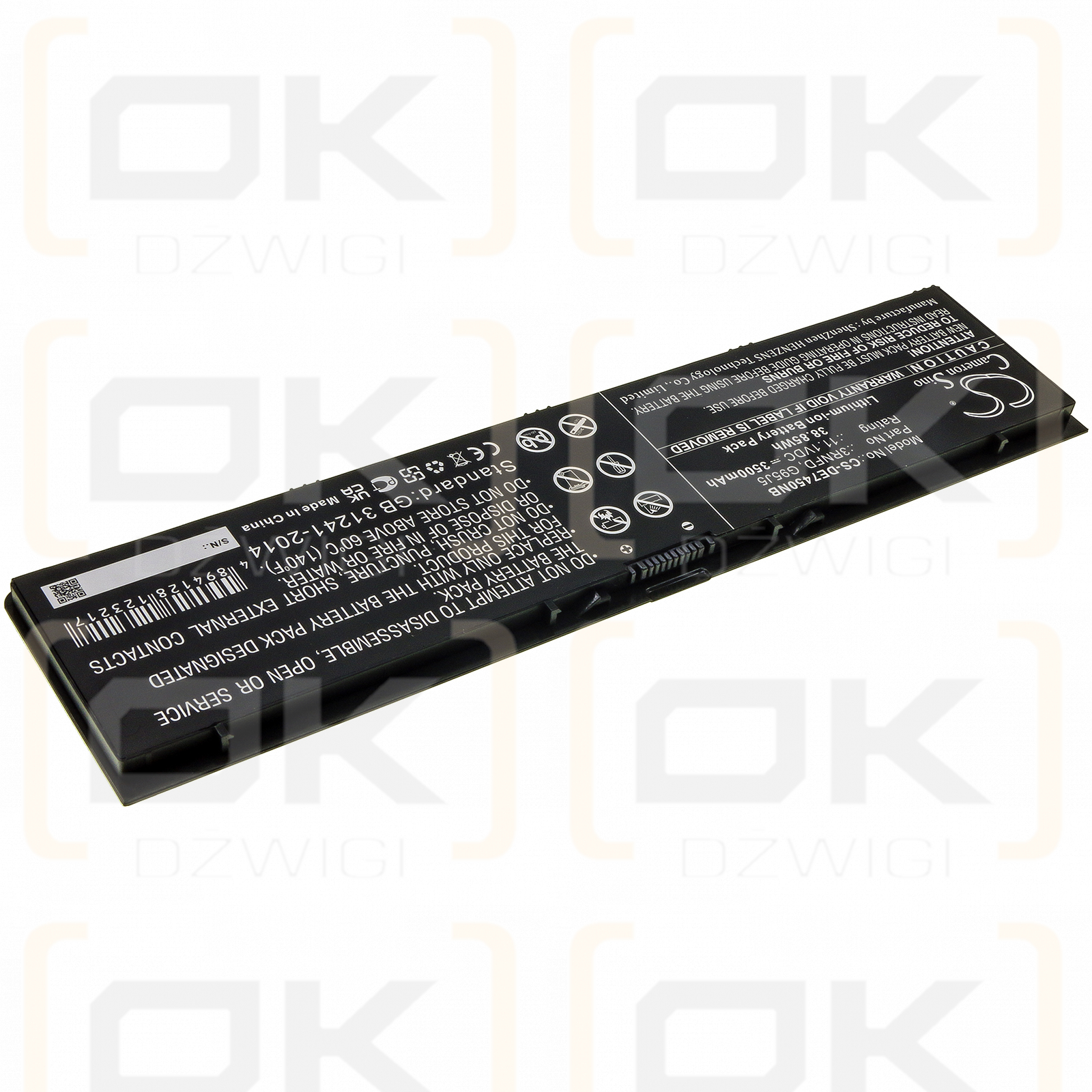 DELL Latitude E7440 Touch / 3RNFD 3500mAh Li-ion 11.1V (Cameron Sino)