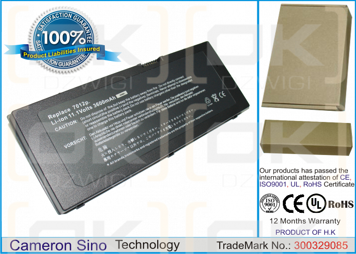 Dell Latitude CSX / 7012P 3600 mAh Li-Ion 11,1 V (Cameron Sino)