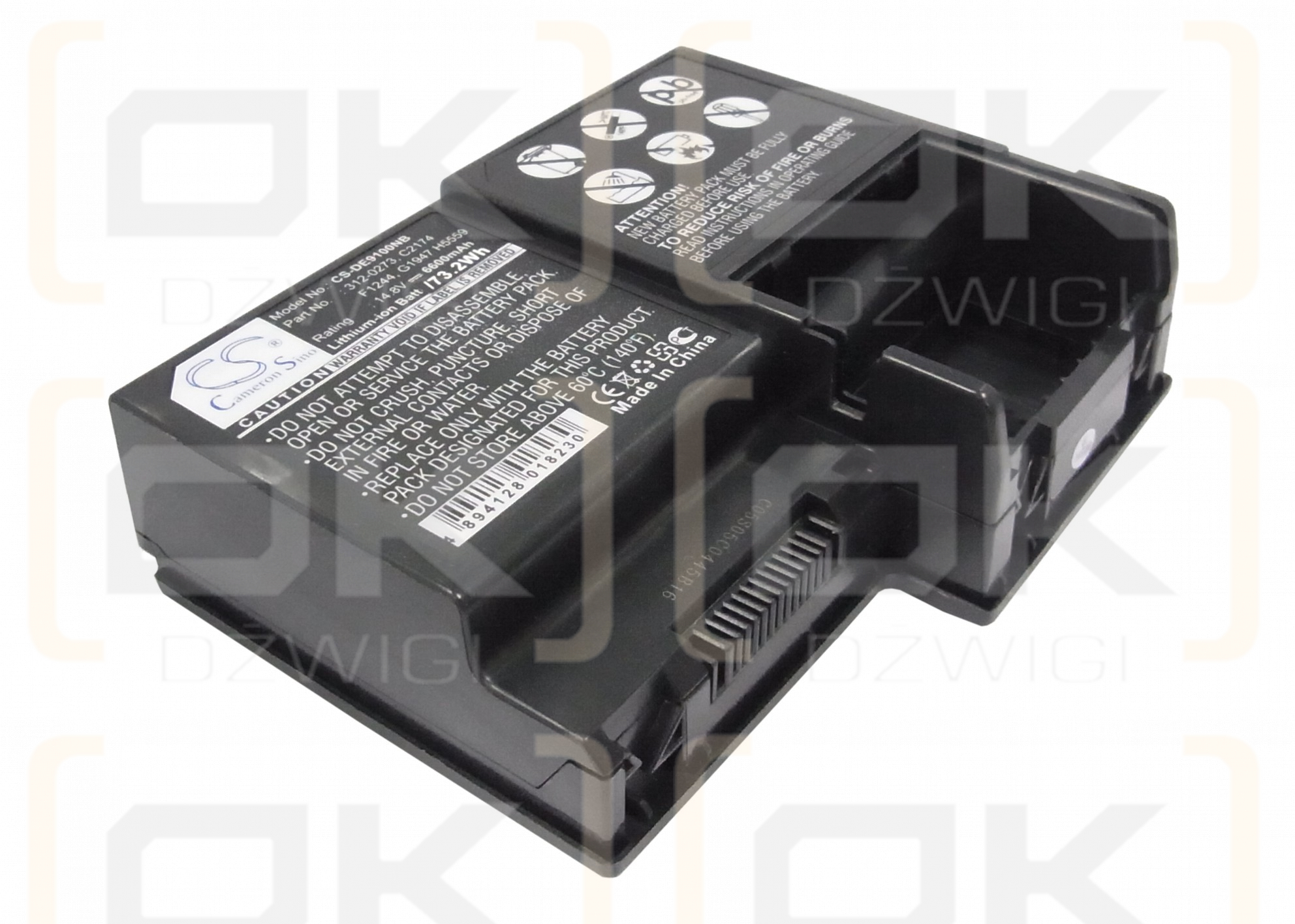 Dell Inspiron XPS / 312-0273 6600 mAh Li-ion 14.8 V (Cameron Sino)