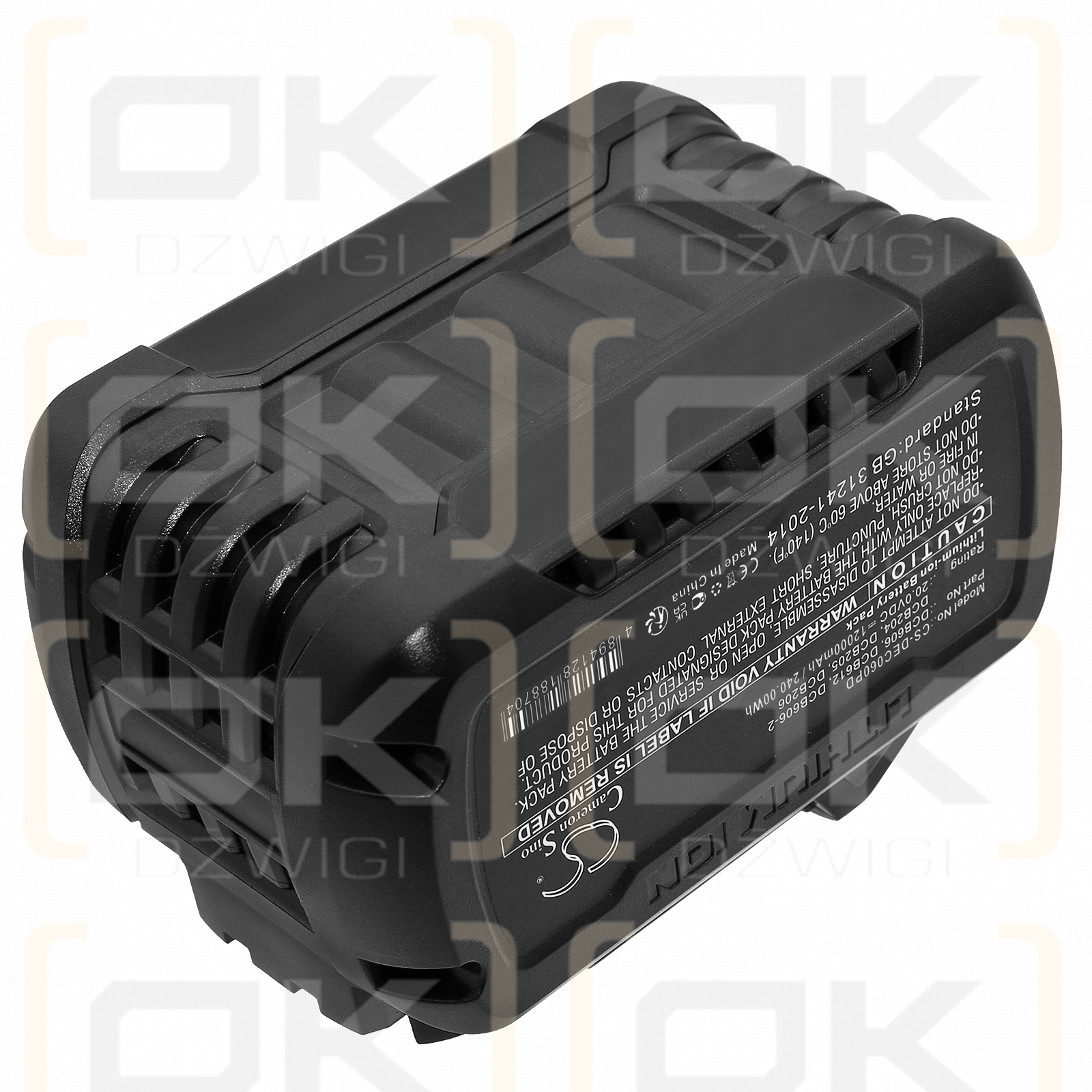 DeWalt XR Li-Ion 18V / DCB606 12000mAh Li-ion 20.0V (Cameron Sino)