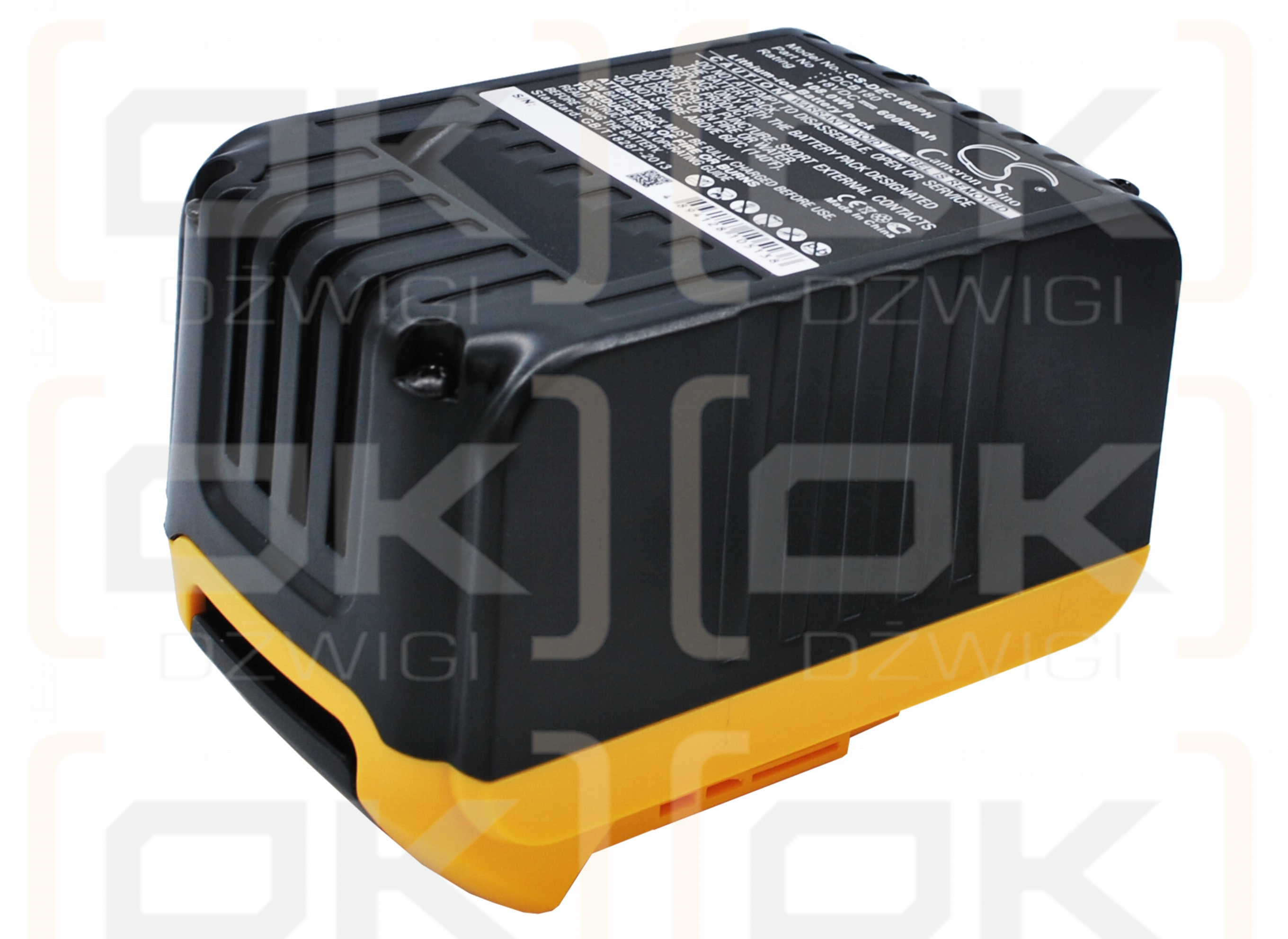 DeWalt DWST1-75659-QW / DCB180 6000 mAh Li-Ion 18,0 V (Cameron Sino)