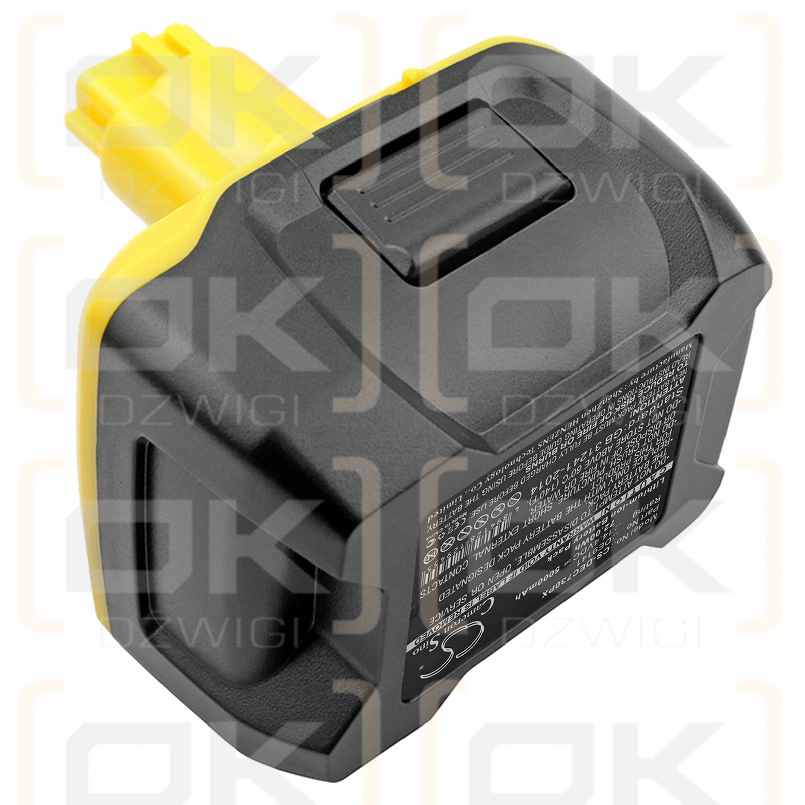 DeWalt DW996K-2 / DE9141 5000mAh Li-ion 14.4V (Cameron Sino)