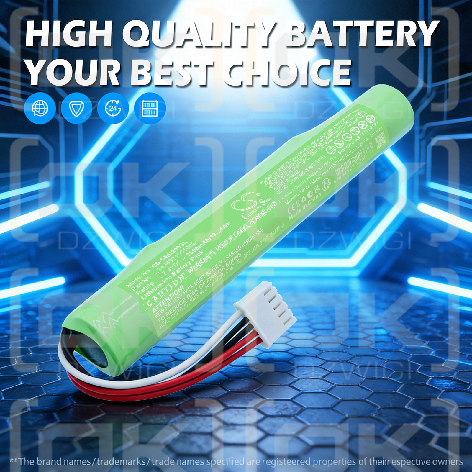 Denon Envaya DSB-200 / CABICR18650-2400 2600 mAh Li-Ion 7,4 V (Cameron Sino)