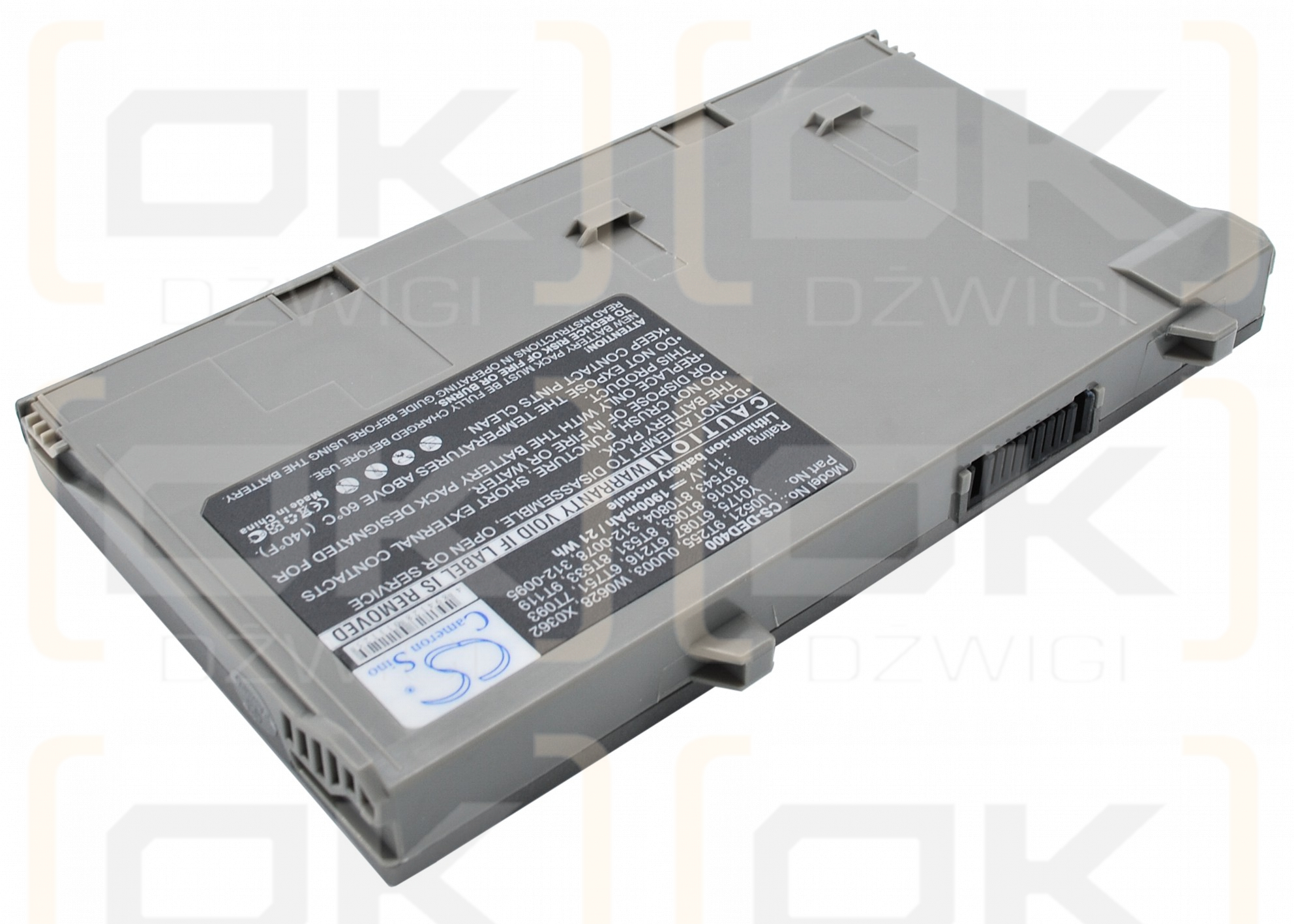 Dell Latitude D400 / 312-0095 1900 mAh Li-Ion 11,1 V (Cameron Sino)