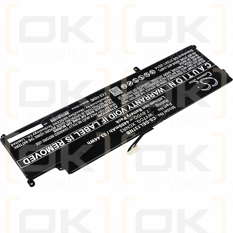 DELL Latitude 13 7370 / WY7CG 4400 mAh Li-Ion 7,6 V (Cameron Sino)