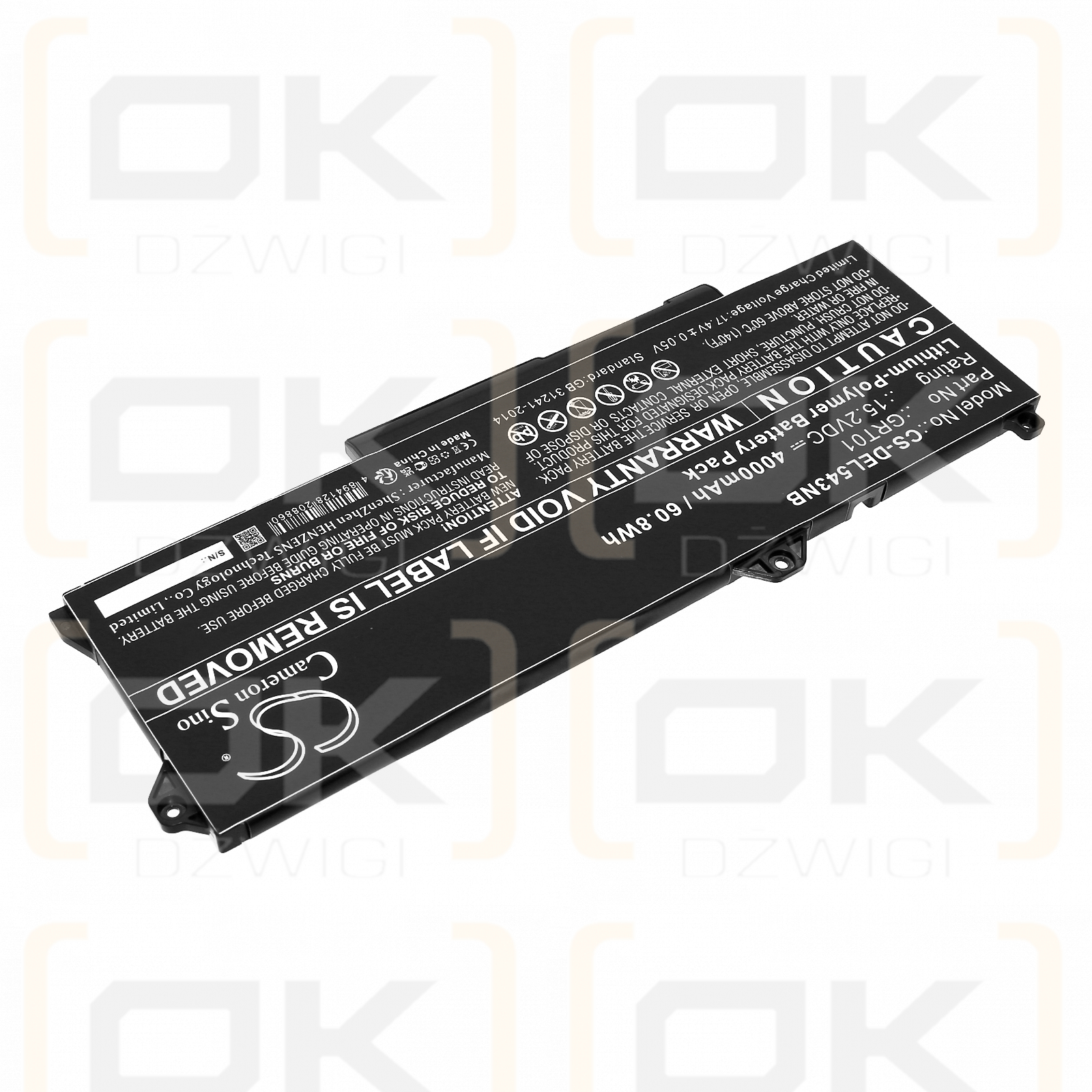 DELL Precision 3571 / GRT01 4000mAh Li-Polymer 15.2V (Cameron Sino)